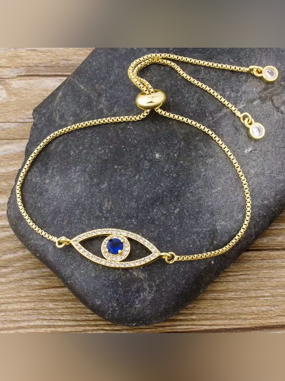 New Gold Evil Eye Bracelet